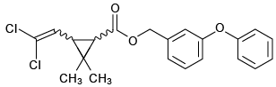 permethrin molecular structure