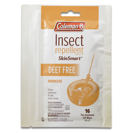 Coleman SkinSmart IR3535 repellent wipes