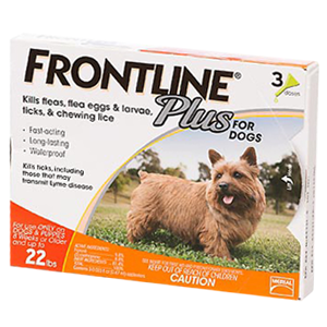 frontline plus spot on drops for dogs