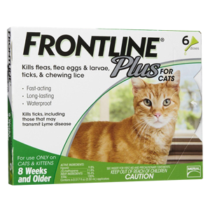 frontline plus flea drops for cats