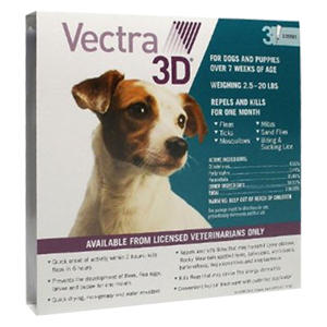 vectra spot on flea drops for dogs