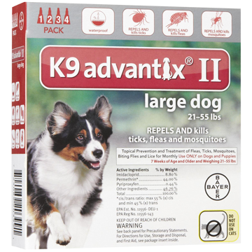 bayer K9 advantix II spot on flea drops for large dogs