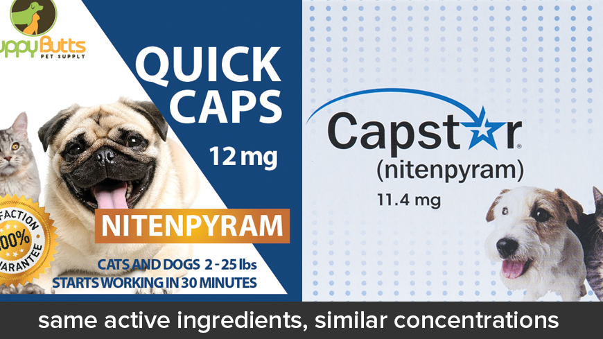 PuppyButts Quick Caps vs Capstar